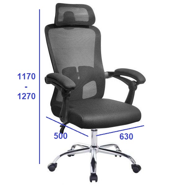 Ghế trưởng phòng chân inox PT358G